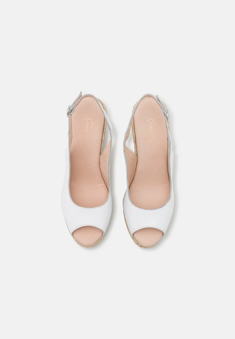 Anna Field LEATHER - Alpargatas - White, Mujer 8 Anna Field LEATHER - Alpargatas - White, Mujer - Imagen 6