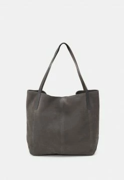 Anna Field LEATHER - Bolso De Mano - Anthracite, Mujer