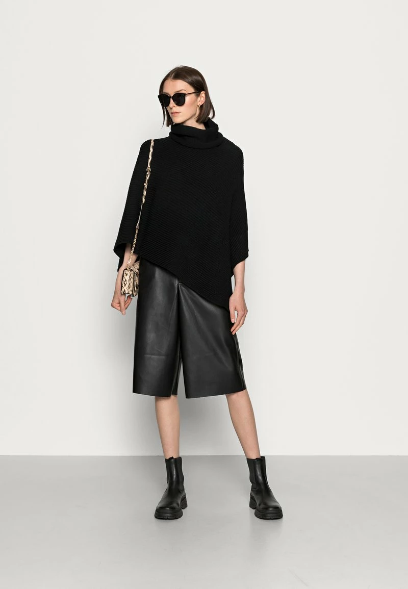 Anna Field Poncho - Black, Mujer 4 Anna Field Poncho - Black, Mujer - Imagen 2