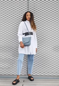 Anna Field Bandolera - Light Blue, Mujer