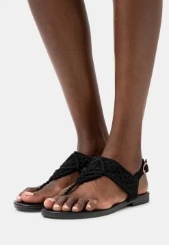 Anna Field Sandalias De Dedo - Black, Mujer