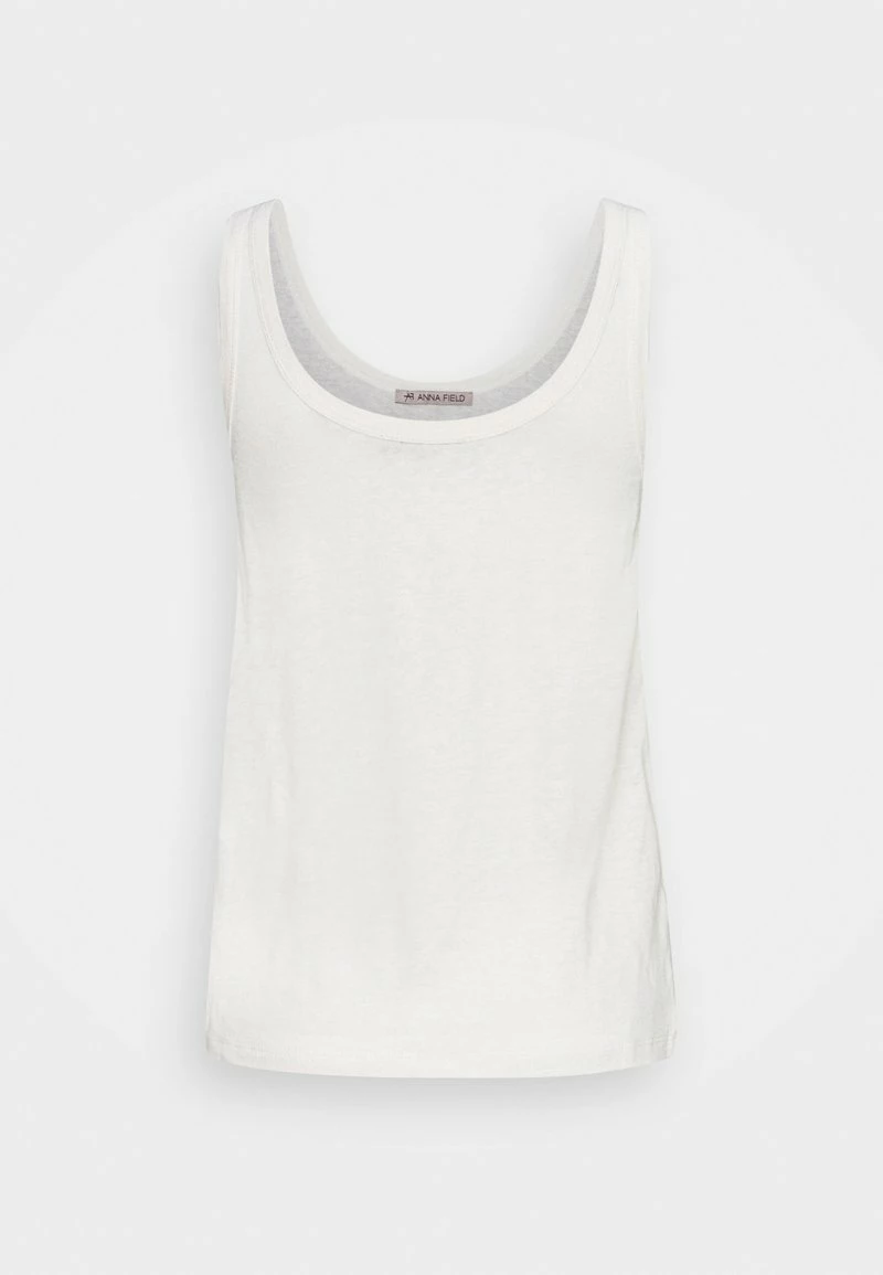 Anna Field TOP-LINEN BLEND - Top - Off-white, Mujer 3 Anna Field TOP-LINEN BLEND - Top - Off-white, Mujer