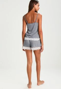 Anna Field SARAH SHORT PJ SET WITH CROCHET LACE - Pijama - Off-white/dark Blue, Mujer -ANNA FIELD Ventas 33d0e936af774883bb2b5a180610a668