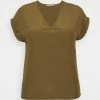 Anna Field Camiseta Básica - Khaki, Mujer -ANNA FIELD Ventas 33d6771a6c9e4977b1fe58f8e1b5ab09