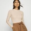 Anna Field Jersey De Punto - Light Tan Melange, Mujer