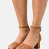 Anna Field LEATHER - Sandalias - Cognac, Mujer