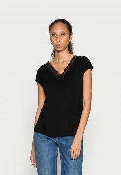 Anna Field Camiseta Básica - Black, Mujer
