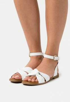 Anna Field LEATHER - Sandalias - White, Mujer
