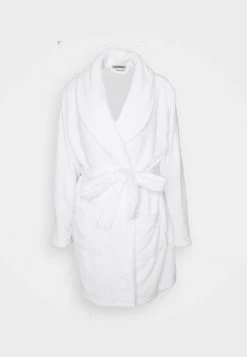 Anna Field LADIES PLUSH BATHROBE - Albornoz - White, Mujer -ANNA FIELD Ventas 3513a9a9d1c04818b7007046d84969a5