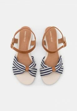 Anna Field Sandalias - Cognac/dark Blue, Mujer -ANNA FIELD Ventas 35b92850f1b0423dad1f514b426f1776