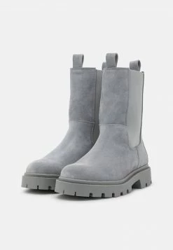 Anna Field LEATHER - Botines Con Plataforma - Grey, Mujer -ANNA FIELD Ventas 35f06d6519dd41ae850b908207e41502