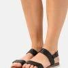 Anna Field LEATHER - Sandalias - Black, Mujer