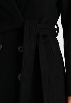 Anna Field DOUBLE BREASTED COAT WITH HOOD - Abrigo Clásico - Black, Mujer -ANNA FIELD Ventas 38871753d0f44b06841c44873af03c58