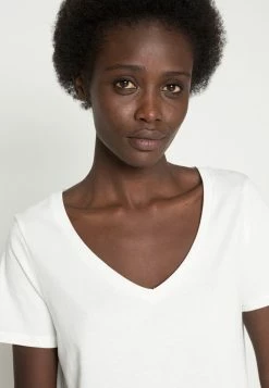 Anna Field Camiseta Básica - White, Mujer -ANNA FIELD Ventas 391a350ce6ca453991a71e71d7677084