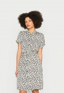 Anna Field Vestido Informal - Black/white, Mujer