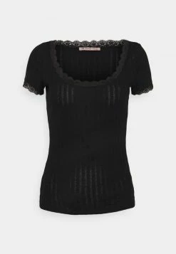 Anna Field Camiseta Básica - Black, Mujer -ANNA FIELD Ventas 3bd1b220e8d14548bc8f46f2ac513a59