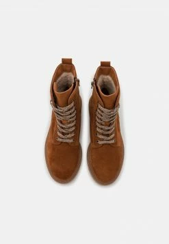 Anna Field LEATHER - Botines Con Cordones - Brown, Mujer -ANNA FIELD Ventas 3c0b589911dc4f79922328bc265b490f