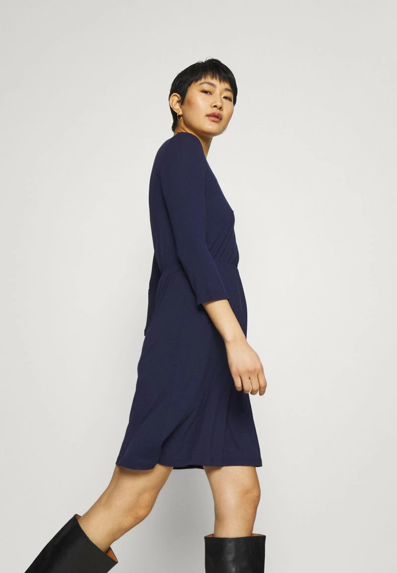 Anna Field Mini Waisted Basic Dress - Vestido Ligero - Dark Blue, Mujer 6 Anna Field Mini Waisted Basic Dress - Vestido Ligero - Dark Blue, Mujer - Imagen 4