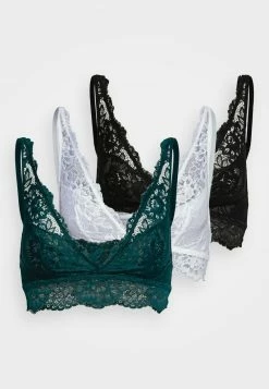 Anna Field 3PP BRALETTE - Top - Teal/black/off-white, Mujer -ANNA FIELD Ventas 3d5fecec5db443f5961cf8848a0cc58a