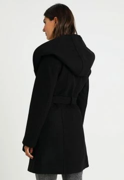 Anna Field DOUBLE BREASTED COAT WITH HOOD - Abrigo Clásico - Black, Mujer -ANNA FIELD Ventas 3e2a28c5a5384a298f31793ec0d334a0