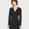 Anna Field LONG SLEEVES RING BUCKLE DRESS - Vestido De Tubo - Black, Mujer -ANNA FIELD Ventas 3e3b86443ab74810b89b0ce12cdef7b9