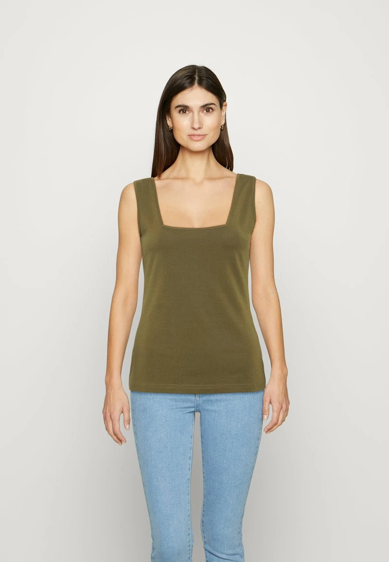 Anna Field Top - Khaki, Mujer 3 Anna Field Top - Khaki, Mujer