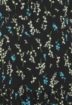 Anna Field VOLANT MAXI DRESS PRINTED - Vestido Informal - Black/blue, Mujer -ANNA FIELD Ventas 3e539c4f211d42b88a45428c2a872a26