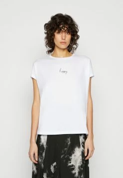 Anna Field Camiseta Básica - White, Mujer