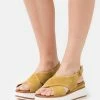 Anna Field LEATHER - Sandalias Con Plataforma - Brown, Mujer