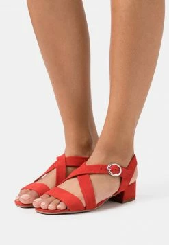 Anna Field LEATHER - Sandalias - Red, Mujer