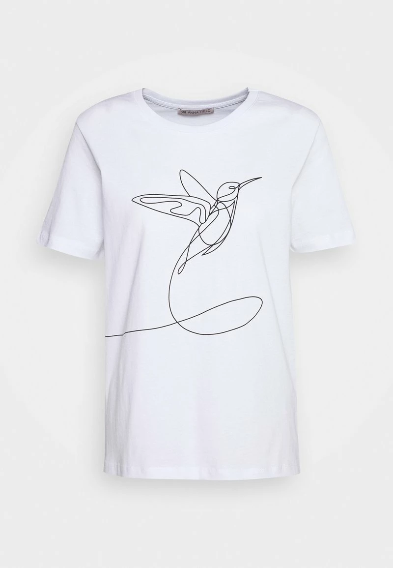 Anna Field Camiseta Estampada - White, Mujer 7 Anna Field Camiseta Estampada - White, Mujer - Imagen 5