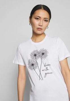 Anna Field Camiseta Estampada - White, Mujer -ANNA FIELD Ventas 44546f9687534e649f859c492d2fff7a