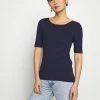 Anna Field Camiseta Básica - Maritime Blue, Mujer