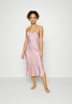 Anna Field SIMPLE SATIN LONG LINE NIGHTIE - Camisón - Pink, Mujer