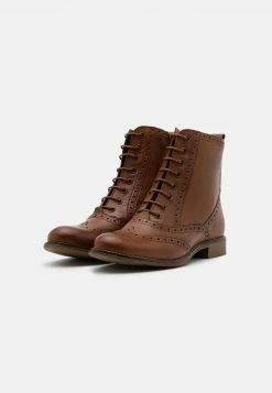 Anna Field LEATHER - Botines Con Cordones - Cognac, Mujer -ANNA FIELD Ventas 462e9551cc984ec097f7599c33eb6da9