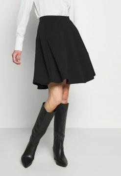 Anna Field BASIC MINI A-LINE SKIRT - Minifalda - Black, Mujer