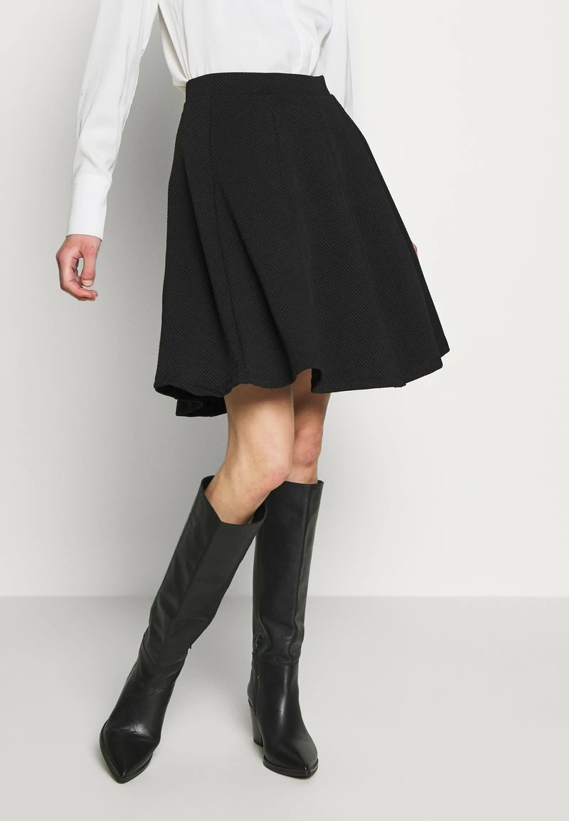 Anna Field BASIC MINI A-LINE SKIRT - Minifalda - Black, Mujer 3 Anna Field BASIC MINI A-LINE SKIRT - Minifalda - Black, Mujer