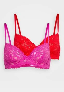 Anna Field 2PP UNDERWIRE BRA - Sujetador Con Aros - Red/pink, Mujer -ANNA FIELD Ventas 478bf568064840e8ad8869455386ea7e