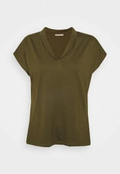 Anna Field Camiseta Básica - Khaki, Mujer -ANNA FIELD Ventas 481e4e3fc16040f5b288df27ad7548dc
