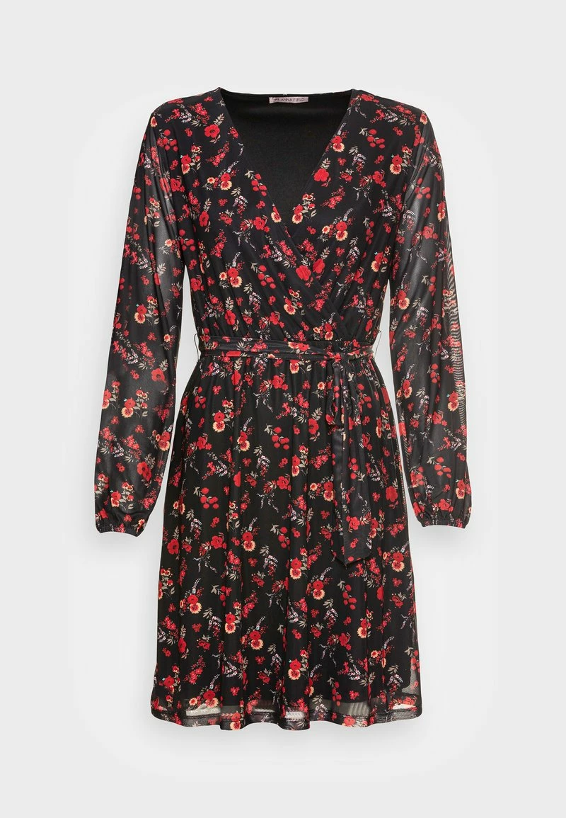 Anna Field Vestido Informal - Black/red, Mujer 6 Anna Field Vestido Informal - Black/red, Mujer - Imagen 4