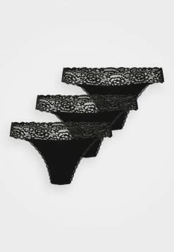 Anna Field 3PP MARGARET COTTON & LACE THONG - Tanga - Black, Mujer 10 Anna Field 3PP MARGARET COTTON & LACE THONG - Tanga - Black, Mujer -ANNA FIELD Ventas 4897e76adea44abf9e99888d6c2e8974