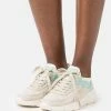 Anna Field LEATHER - Zapatillas - Grey/mint, Mujer