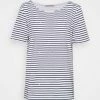 Anna Field Camiseta Estampada - White, Mujer