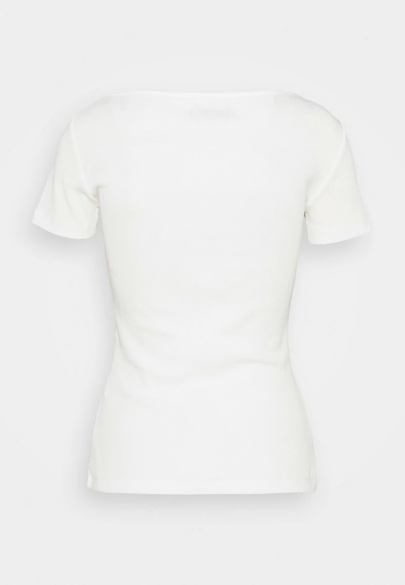 Anna Field Camiseta Básica - White, Mujer 4 Anna Field Camiseta Básica - White, Mujer - Imagen 2