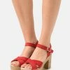 Anna Field LEATHER - Sandalias De Tacón - Red, Mujer -ANNA FIELD Ventas 4d980de6cd354ce6bdb4c8d1871eec21