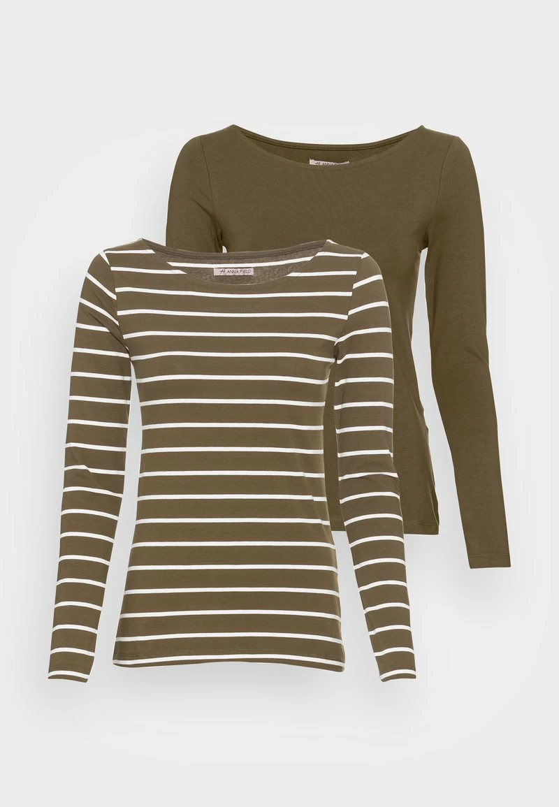 Anna Field 2 PACK - Camiseta De Manga Larga - Khaki, Mujer 7 Anna Field 2 PACK - Camiseta De Manga Larga - Khaki, Mujer - Imagen 5