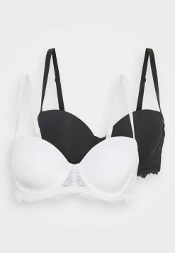 Anna Field 2PP LACE MULTIWAY BRA - Sujetador Con Aros - Black/off-white, Mujer -ANNA FIELD Ventas 4f6108e3d74b430c89214f69a2d94045