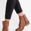 Anna Field LEATHER BOOTIES - Botines Bajos - Cognac, Mujer -ANNA FIELD Ventas 4f86a9eb4548482f856f0824403775ef