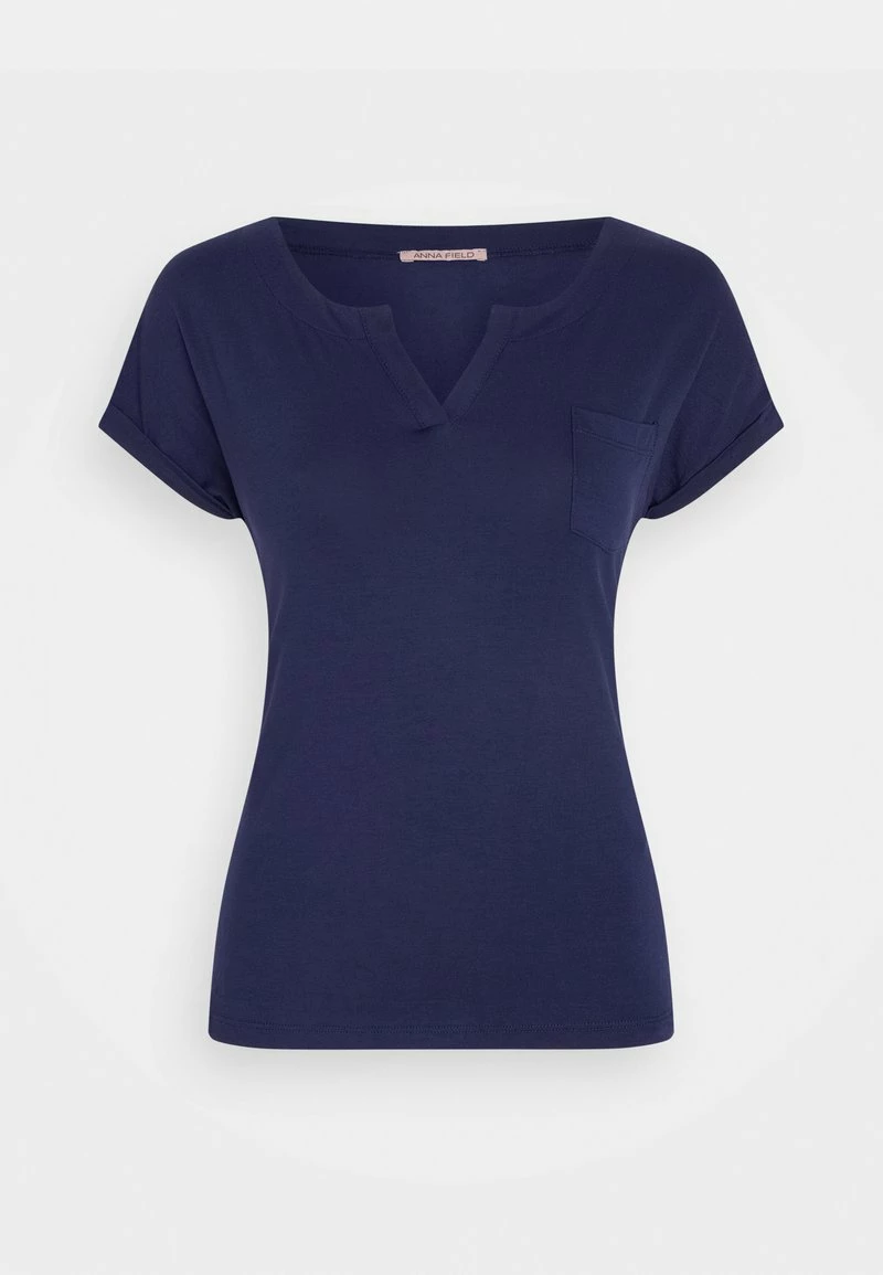 Anna Field Camiseta Básica - Dark Blue, Mujer 7 Anna Field Camiseta Básica - Dark Blue, Mujer - Imagen 5