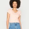 Anna Field Camiseta Básica - Light Pink, Mujer